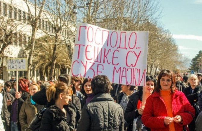 Protest majki u srijedu: Još jednom ćemo zatražiti ono što nam je doživotno dato, a potom oduzeto