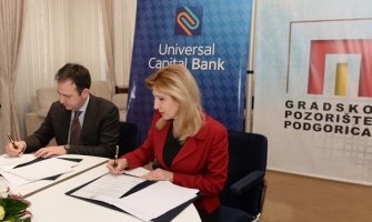 Universal Capital Banka donirala Gradskom pozorištu u Podgorici 100.000 eura