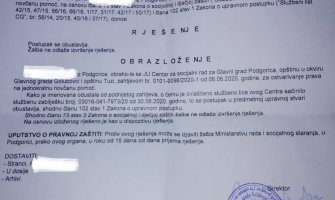 Medojević: Da li se zaista i sada u vrijeme korona krize odobrava novčana pomoć samo podobnima?