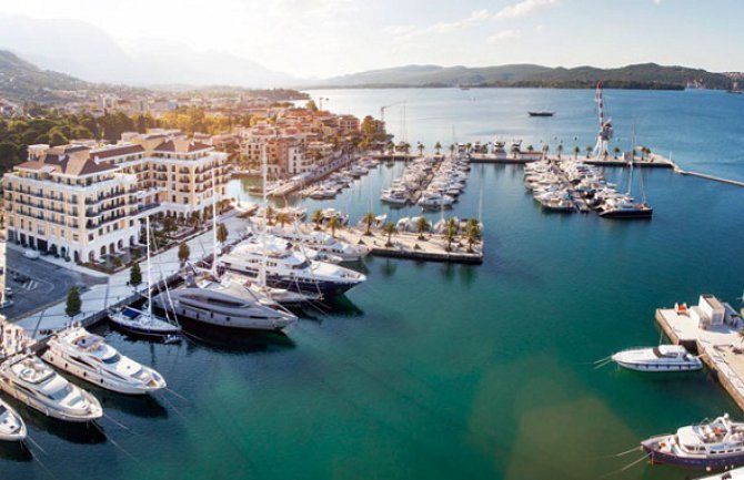 Zauzetost vezova u marini Porto Montenegro 72 odsto 