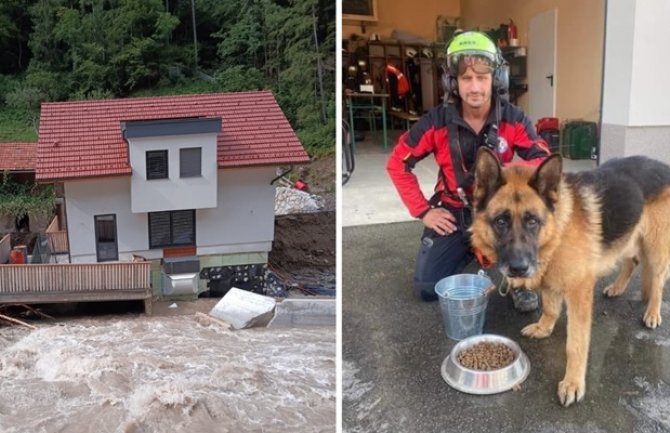 Gorska služba spašavanja uz pomoć helikoptera spasila psa i vratila ga vlasnicima