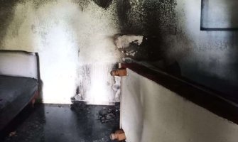 Požar na stambenom objektu u Tivtu, uzrok klima uređaj