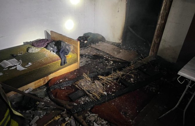 Izgorio dio kuće u Humcima, povrijeđene dvije osobe