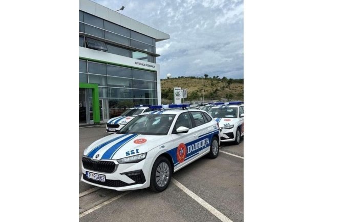 U Podgoricu stigao dio novih policijskih automobila: 
