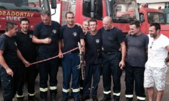 Uhvaćen aligator u Bečićima dugačak oko 80 centimetara