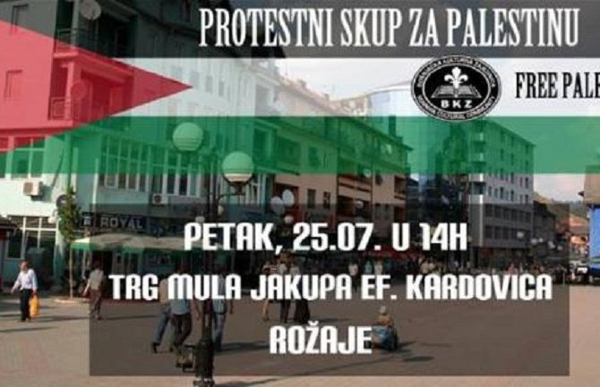U petak protestni skup protiv dešavanja Gazi