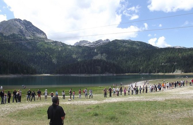 Žabljak: Protest zbog gradnje na Crnom jezeru