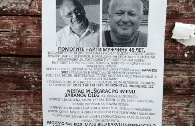 Budva: Nestao ruski državljanin Oleg Baranov