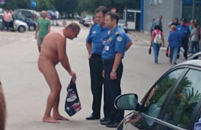 Pijani Ukrajinac nag na tivatskom aerodromu