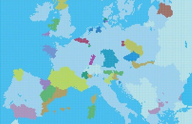 Karta regija u EU koje traže nezavisnost