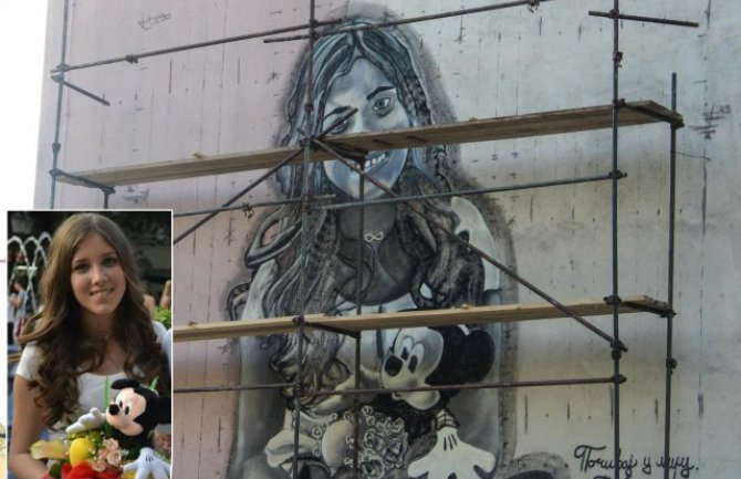 Oslikao mural s likom Tijane Jurić