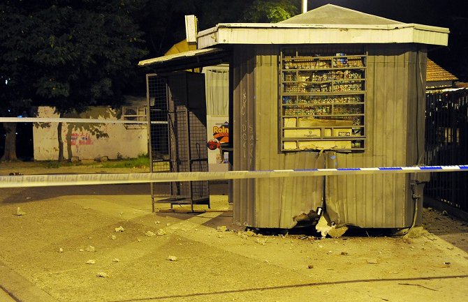 Podgorica: Bačena eksplozivna naprava na kiosk