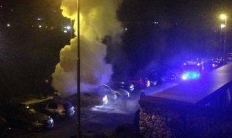 Podgorica: Izgorjelo vozilo na parkingu