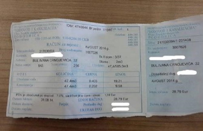 Za mjesec dana potrošio 47 kubika vode-realnost ili kvar na vodomjeru?