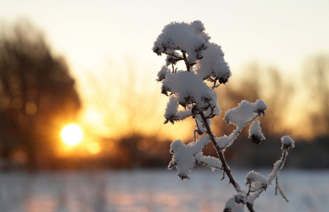 Sunčano na jugu i u centralnim predjelima, na sjeveru snijeg