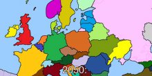 Zanimljivo viđenja mape Evrope od 2015. do 2100. godine  (VIDEO)