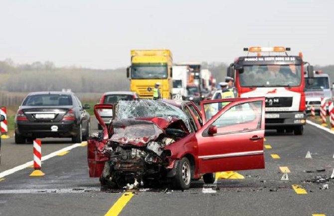 Lančani sudar kod Sremske Mitrovice