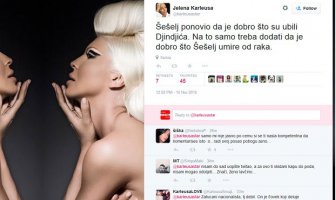 Karleuša: Dobro je što Šešelj umire od raka!