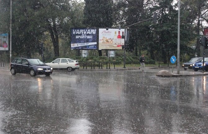 Od sredine dana prestanak padavina