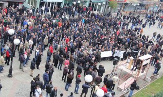Treći protest građana na sjeveru