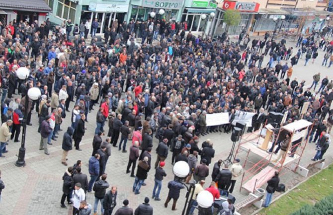 Treći protest građana na sjeveru