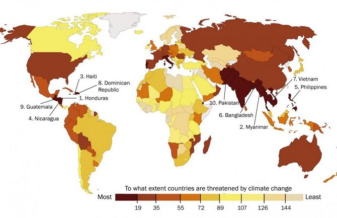 Ove zemlje su najgore prošle u klimatskim promjenama