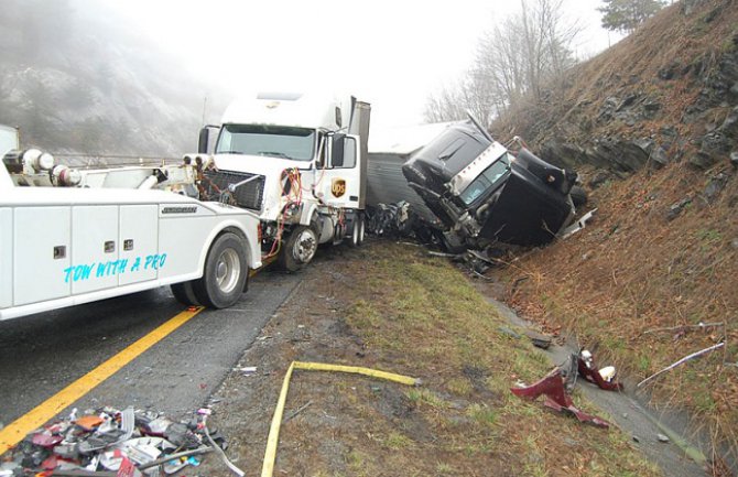 Nevrijeme izazvalo lančani sudar