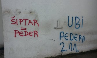 Podgorica: Uvredljivi grafiti protiv LGBT osoba i Albanaca