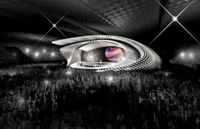 Evrovizijska bina u obliku ogromnog oka