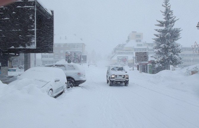 Na Durmitoru nezapamćena mećava 