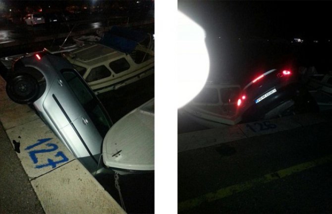 Još jedan automobil sletio u marini