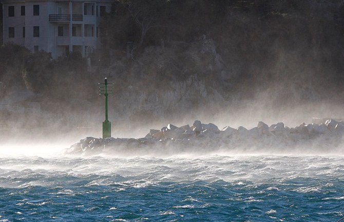 Hrvatska: Oluja čupala stabla na primorju