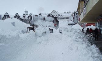 Durmitor zahvatila jaka mećava