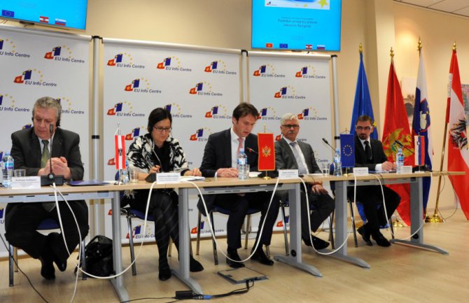 EU izdvojila million eura za projekat usvajanja pravne tekovine Šengena u Crnoj Gori