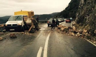 Saniran odron na putu Cetinja Budva