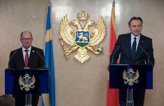 Švedska će podržavati Crnu Goru na putu ka EU-u