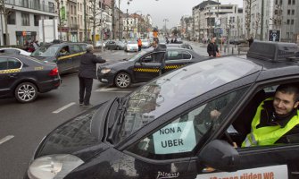 Taksisti blokirali Brisel