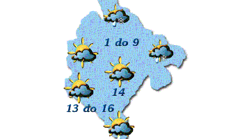 Sjutra oblačno, temeperatura do 16 stepeni