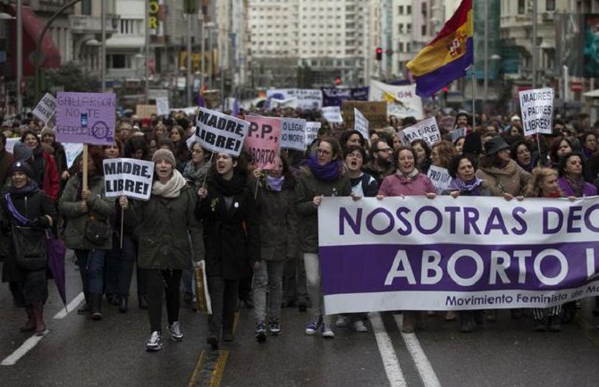 Masovni protesti protiv abortusa u Španiji