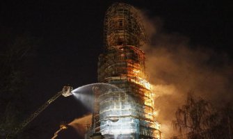 Ugašen požar u manastiru Novodeviči 