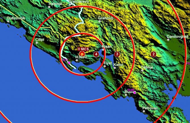 Zemljotres kod Herceg Novog