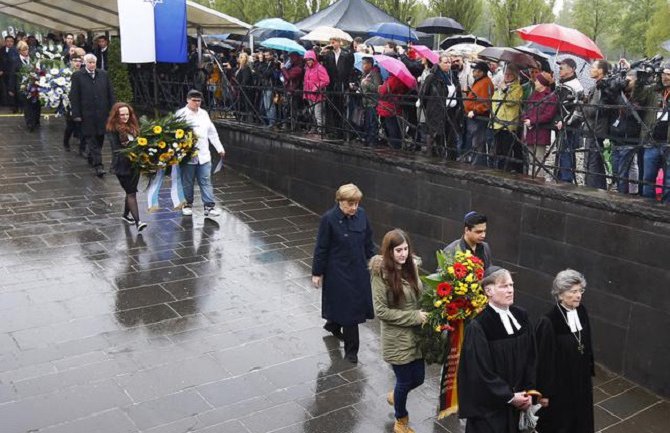 Angela Merkel na obilježavanju oslobođenja logora Dahau