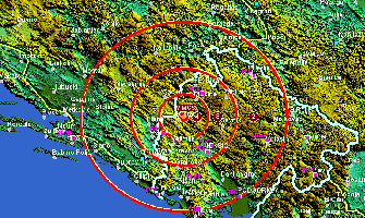 Zemljotres kod Nikšića