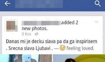 U seksi vešu čestitala momku Đurđevdan?! (FOTO)