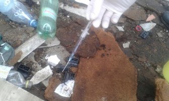 Terenski radnici  NVO Juventas čistili grad od kontaminiranih špriceva