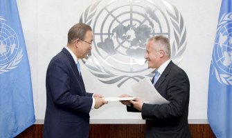 Perović predao akreditive Ban Ki - munu