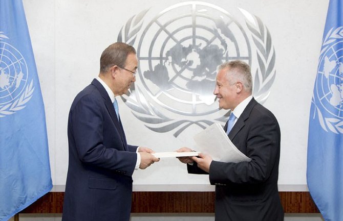 Perović predao akreditive Ban Ki - munu