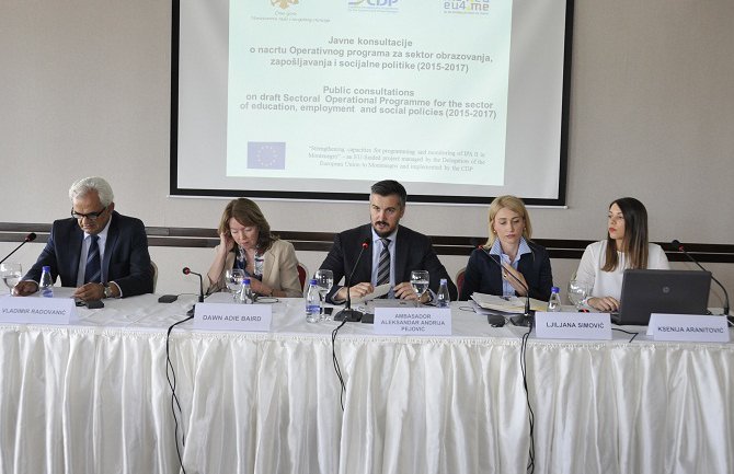 Predstavljen Sektorski operativni program 2015-2017 za Sektor obrazovanje, zapošljavanje i socijalne politike