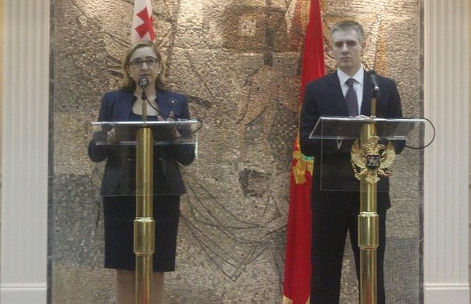 Gruzija podržava Crnu Goru na putu ka EU i NATO