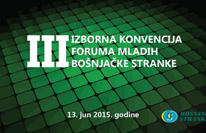 U subotu treća Izborna Konvencija Foruma mladih Bošnjačke stranke